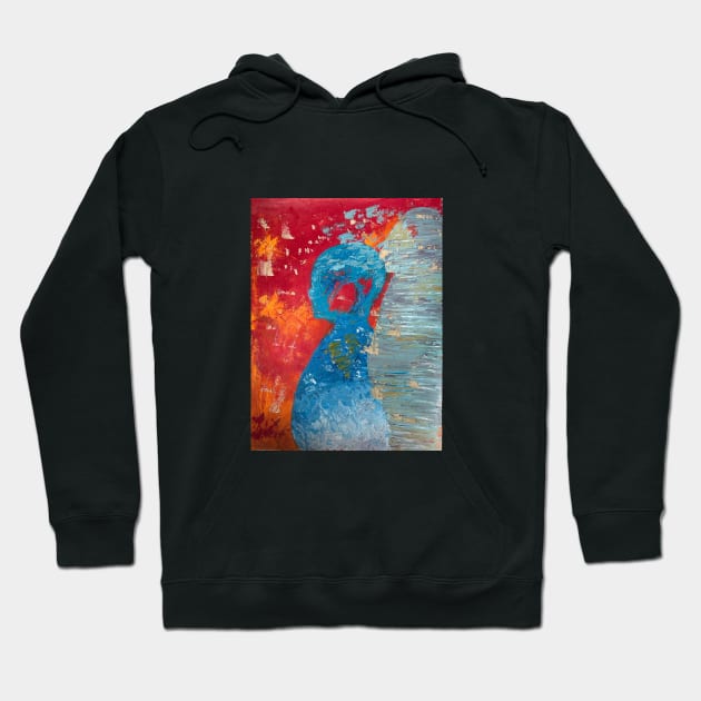 Fuego Hoodie by Art by Nathalie Laurencelle